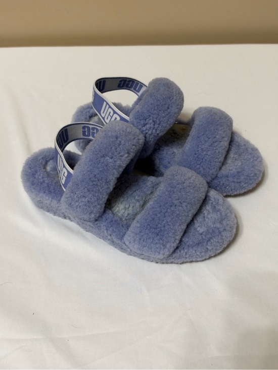 UGG Shoes - UGG Kids Fluff Double-Band Slide Sandals - Dusty Lavender